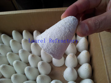 Hihgh Temperature Insulation Small Furnaces Ceramic Fiber Refractory Vacuum Formed Shapes , Foundry Riser Sleeves